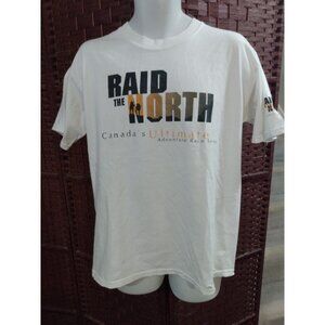 Vintage 2002 Raid The North Canada's Ultimate Adventure Race Series T shirt Lrg
